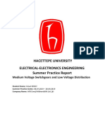 Hacettepe University Electrical-Electronics Engineering Summer Practice Report