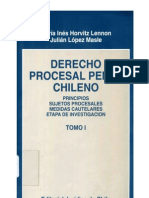 Horvitz Maria Ines Lopez Julian - Derecho Procesal Penal Chileno Tomo I