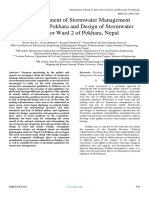 Need Assessment of Stormwater Management Guidelines in Pokhara and Design of Stormwater Drains For Ward 2 of Pokhara, Nepal