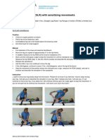 Straight Leg Raise (SLR) With Sensitizing Movements