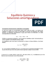 Equilibrio Quimico y Soluciones Amortiguadoras