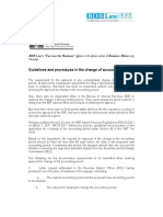 Guidelines and Procedures in The Change of Accounting Period JFD 03.17.11