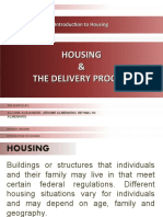 Housing and The Delivery Process