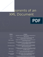 Components of An XML Document