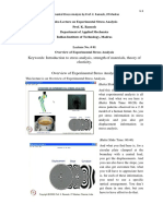 Keywords: Introduction To Stress Analysis, Strength of Materials, Theory of Elasticity