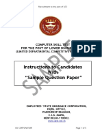 (WWW - Entrance-Exam - Net) - Computer Proficiency PDF