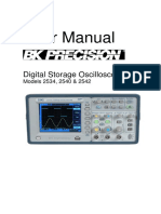 User Manual: Digital Storage Oscilloscopes