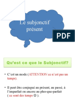 SUBJONCTIF