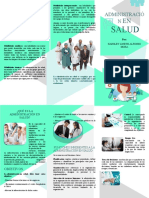 Folleto Administracion en Salud