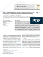 Effect of Gas Superficial Velocity (JG) and Frother-Collector (MIBC-X-343) Reagent Dosage On Froth Horizontal Displacement and Galena Drainage PDF