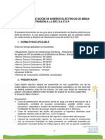 Guia de Presentacion de Disenos Electricos de Media Tension A La EEC S.A E.S.P PDF