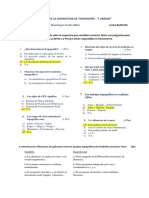 Examen N°1 Topografia