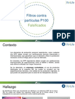 Filtros 3M Falsificados