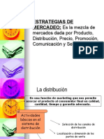 Estrategias de Mercado Distr - Precio