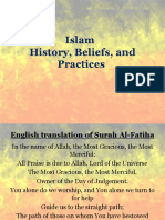 Islam History, Beliefs, and Practices