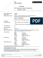 COMP3001 Design and Analysis of Algorithms Semester 1 2020 Bentley Campus INT