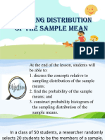 5 Sampling Distribution of The Sample Mean