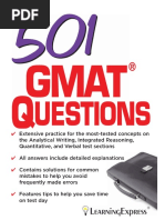 501 GMAT Questions PDF