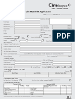 Cim Mocrédit Application: 1. Personal Details