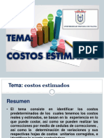 Costos Estimados PDF