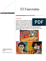 Investigación. El Fauvismo