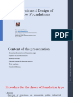 Analysis and Design of Shallow Foundations