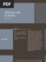 Special Civil Actions: RULES 62-71