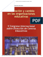 Innovación y Cambio en Las Organizaciones Educativas - Dialnet PDF