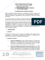 Guía Trabajo de Grado Economía