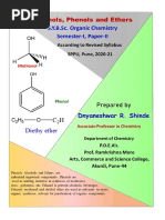 Alcohols, Phenols and Ethers