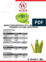 Ficha Tecnica Woer Manga Termocontraible Verde-Amarillo