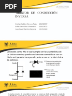 Tiristor de Conducción Inversa (RCT)