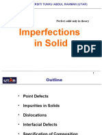 Imperfections in Solid: Universiti Tunku Abdul Rahman (Utar)