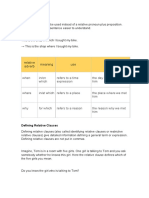 Relative Adverb Meaning Use Example