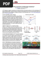 X2Y EMI Filter Evaluation & PCB Design Guidelines