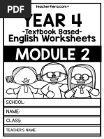 Y4 Module 2 Worksheets 8