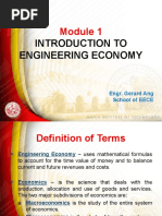 Engineering Economy Module 1