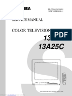 Color Television: Service Manual