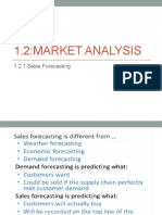 1.2:market Analysis: 1.2.1:sales Forecasting