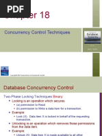 Concurrency Control Techniques