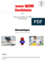 Séance de QCMs - Biochimie