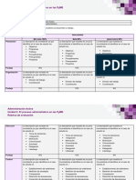 EA2. Rubrica de Evaluacion U2