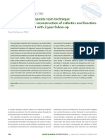 The Injectable Composite Resin Technique Minimally Invasive Reconstruction of Esthetics and Function. Clinical Case Report With 2-Year Follow-Up PDF