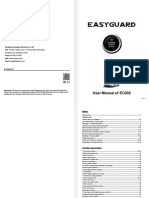 User Manual of EC002: Zhongshan Easyguard Electronics Co.,ltd Add