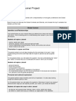 Choosing A Personal Project Name:: Global Context Preference Identities and Relationships