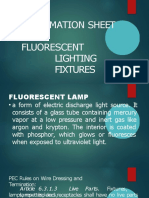 Information Sheet 5.1 Fluorescent Lighting Fixtures