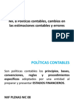 NIC 8 Políticas Contables