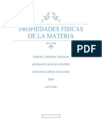 Propiedades Fisicas de La Materia