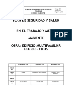 Plan de Seguridad Y Salud en El Trabajo Y Medio Ambiente Obra: Edificio Multifamiliar Dos 60 - Ficus