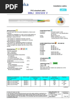 MMJ 300/500 V: Installation Cables